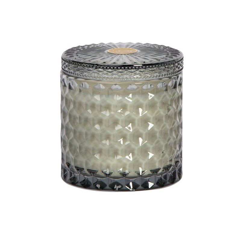 candle Heathered Suede Shimmer Candle Double Wick 15oz
