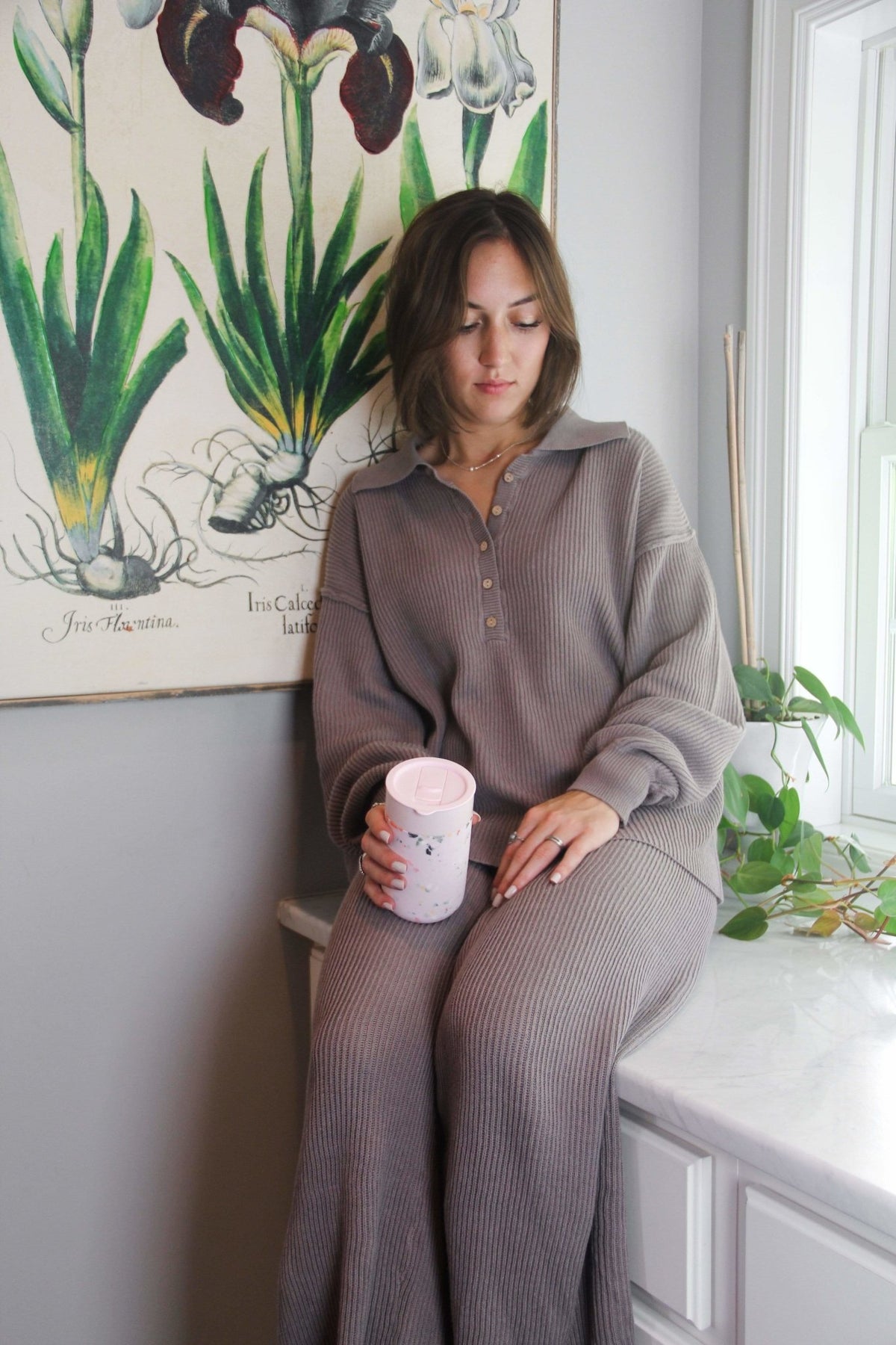 Favorite Rib Knit Lounge Set - Outfit Sets - The Calm and Collected