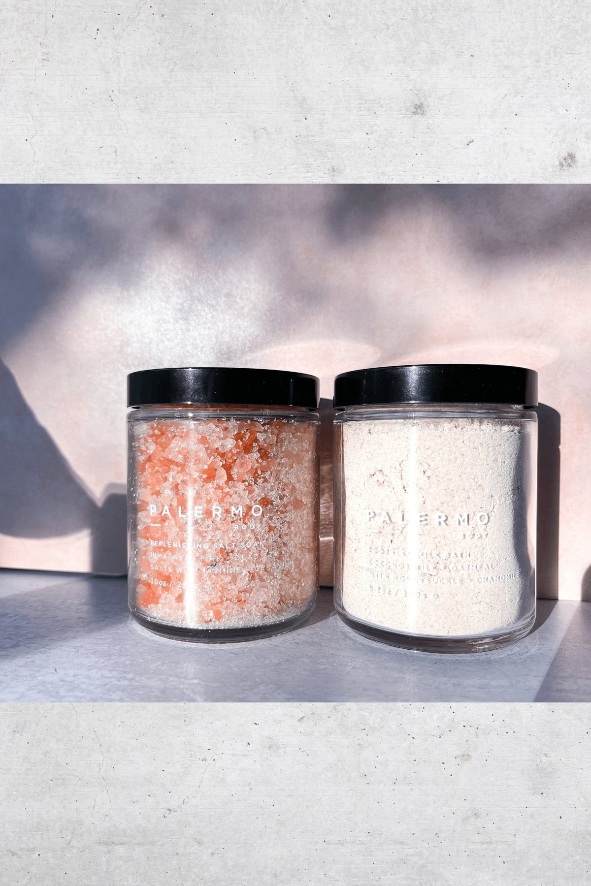 Bath Additives Replenishing Salt Soak - Himalayan Pink + Dead Sea Salts - 8oz Jar